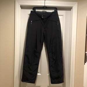 White Sierra Black Ski Pants